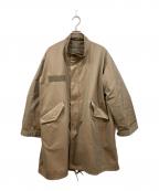 EDIFICEエディフィス）の古着「ライナー付きシャンブレーM-65 モッズコート」｜ベージュ