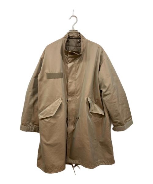 EDIFICE（エディフィス）EDIFICE (エディフィス) ライナー付きシャンブレーM-65 モッズコート ベージュ サイズ:SIZE Mの古着・服飾アイテム