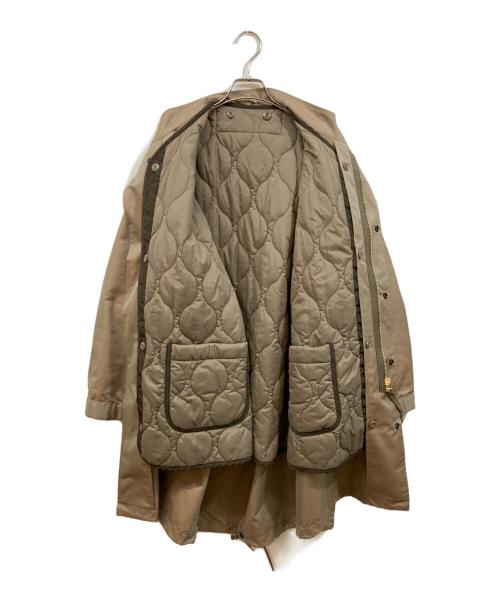 EDIFICE（エディフィス）EDIFICE (エディフィス) ライナー付きシャンブレーM-65 モッズコート ベージュ サイズ:SIZE Mの古着・服飾アイテム