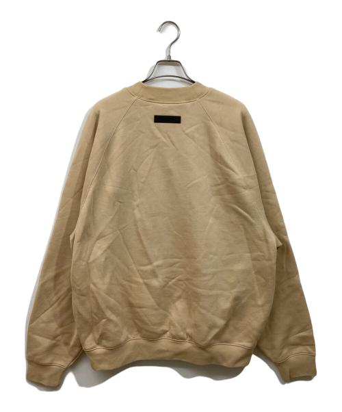 FOG ESSENTIALS（フィアオブゴッド エッセンシャル）FOG ESSENTIALS (フィアオブゴッド エッセンシャル) クルーネックスウェット ベージュ サイズ:	SIZE Lの古着・服飾アイテム