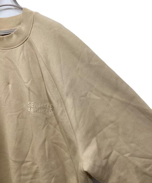 FOG ESSENTIALS（フィアオブゴッド エッセンシャル）FOG ESSENTIALS (フィアオブゴッド エッセンシャル) クルーネックスウェット ベージュ サイズ:	SIZE Lの古着・服飾アイテム