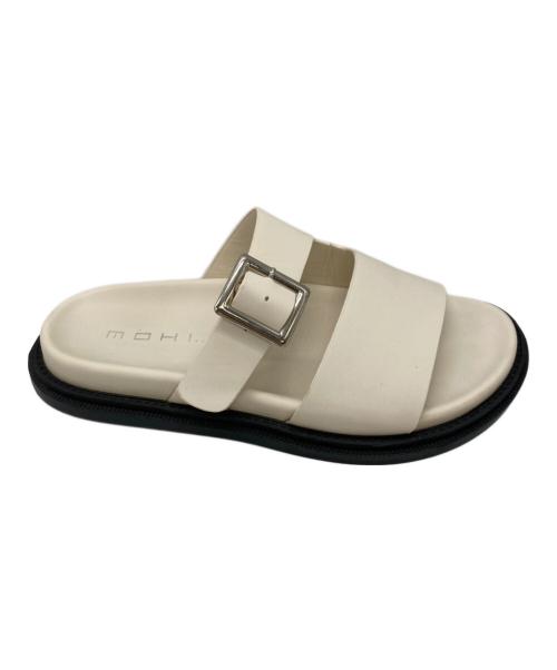 MOHI（モヒ）MOHI (モヒ) 2ベルトフラットサンダル アイボリー サイズ:SIZE 23.5cmの古着・服飾アイテム