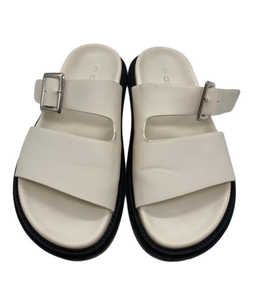 MOHI（モヒ）MOHI (モヒ) 2ベルトフラットサンダル アイボリー サイズ:SIZE 23.5cmの古着・服飾アイテム