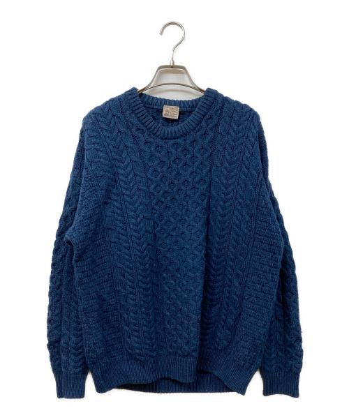 INVERALLAN（インバーアラン）INVERALLAN (インバーアラン) アランニット ネイビー サイズ:	SIZE Mの古着・服飾アイテム