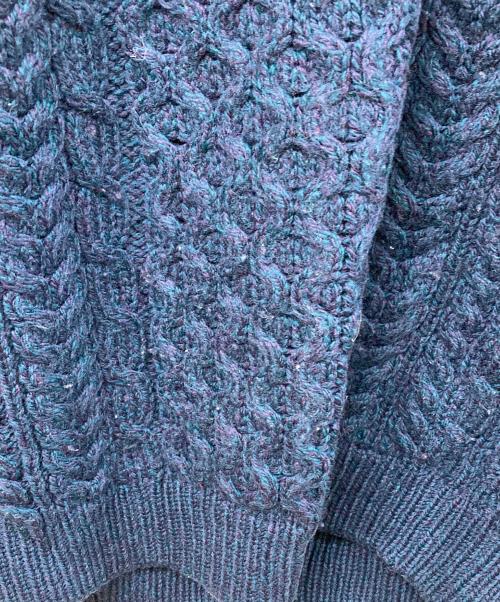 INVERALLAN（インバーアラン）INVERALLAN (インバーアラン) アランニット ネイビー サイズ:	SIZE Mの古着・服飾アイテム