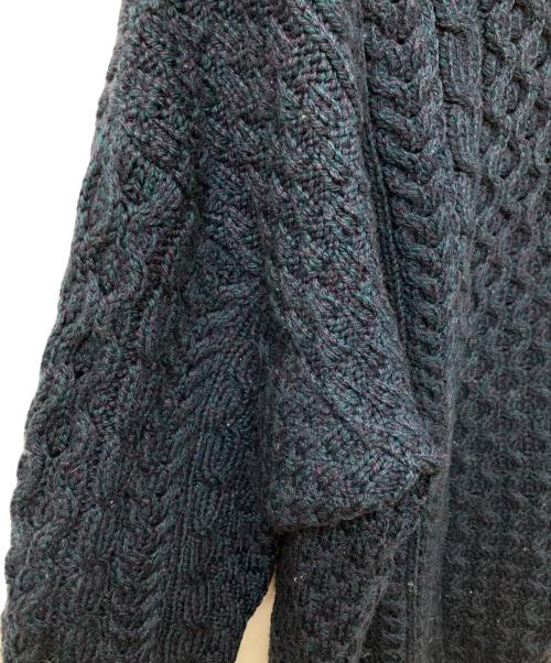 INVERALLAN（インバーアラン）INVERALLAN (インバーアラン) アランニット ネイビー サイズ:	SIZE Mの古着・服飾アイテム