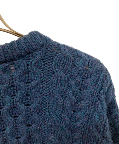 INVERALLAN（インバーアラン）INVERALLAN (インバーアラン) アランニット ネイビー サイズ:	SIZE Mの古着・服飾アイテム