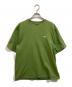 stussy（ステューシー）の古着「Stock Logo SS Crew」｜グリーン