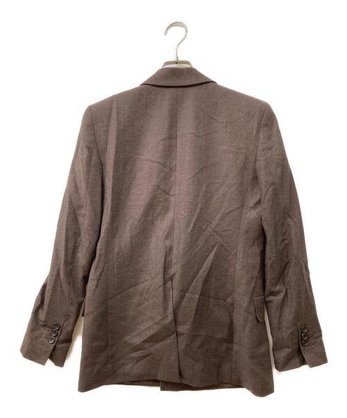theory（セオリー）theory (セオリー) SLEEK FLANNEL BOXY DB JKT ブラウン サイズ:SIZE　00の古着・服飾アイテム