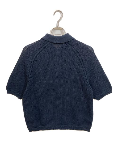 FRED PERRY（フレッドペリー）FRED PERRY (フレッドペリー) 和紙ニットポロシャツ ネイビー サイズ:SIZE Lの古着・服飾アイテム