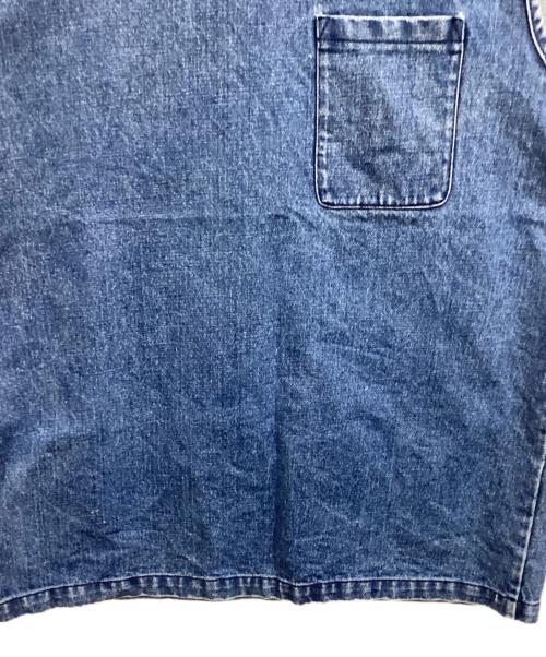 SUNNEI（スンネイ）SUNNEI (スンネイ) denim nosleeve shirts インディゴ サイズ:	SIZE Sの古着・服飾アイテム