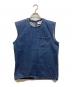 SUNNEI（スンネイ）の古着「denim nosleeve shirts」｜インディゴ