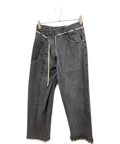 MAISON EUREKA（メゾンエウレカ）MAISON EUREKA (メゾンエウレカ) VINTAGE REWORK BIGGY ブラック サイズ:Sの古着・服飾アイテム