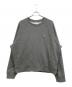 maison kitsune（メゾンキツネ）の古着「BOLD FOX HEAD PATCH OVERSIZE SWEATSHIRT」｜グレー