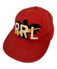 RRL（ダブルアールエル）の古着「ロゴ ウールブレンド フェルト ボール キャップ」｜レッド