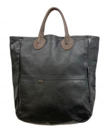 VANSON（バンソン）の古着「SHORT HANDLE SIMPLE TOTE」｜ブラック