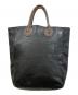 VANSON (バンソン) SHORT HANDLE SIMPLE TOTE ブラック：20000円