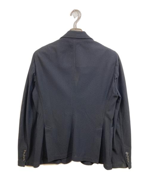 GIORGIO ARMANI（ジョルジョアルマーニ）GIORGIO ARMANI (ジョルジョアルマーニ) メッシュテーラードジャケット ブラック サイズ:	SIZE 48の古着・服飾アイテム