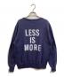 REMI RELIEF (レミレリーフ) プリントスウェット ネイビー サイズ:SIZE M：5000円