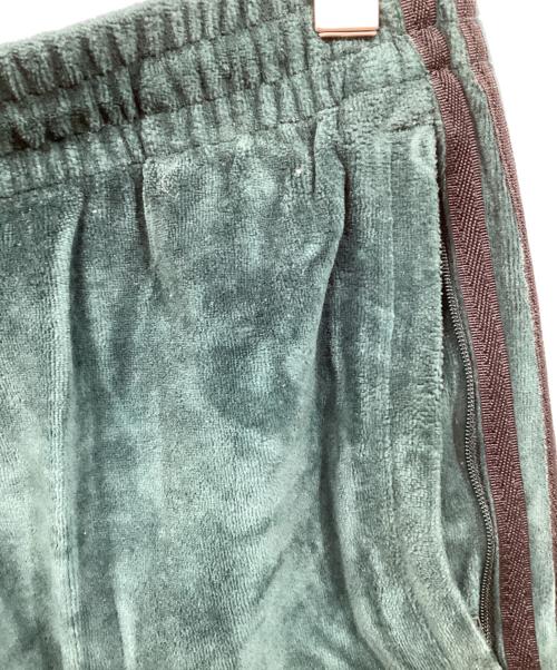 adidas Originals（アディダスオリジナル）adidas originals (アディダスオリジナル) ベロアトラックパンツ グリーン サイズ:SIZE Lの古着・服飾アイテム