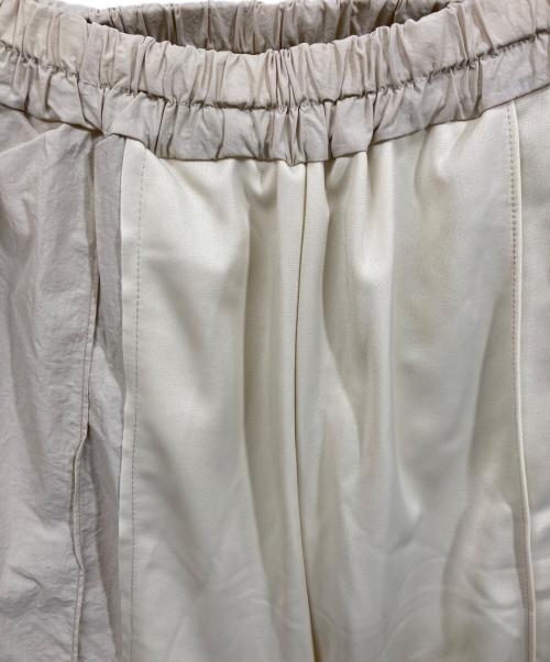 etsinta（エシンタ）etsinta (エシンタ) リメイクトラックパンツ アイボリー サイズ:	SIZE Mの古着・服飾アイテム