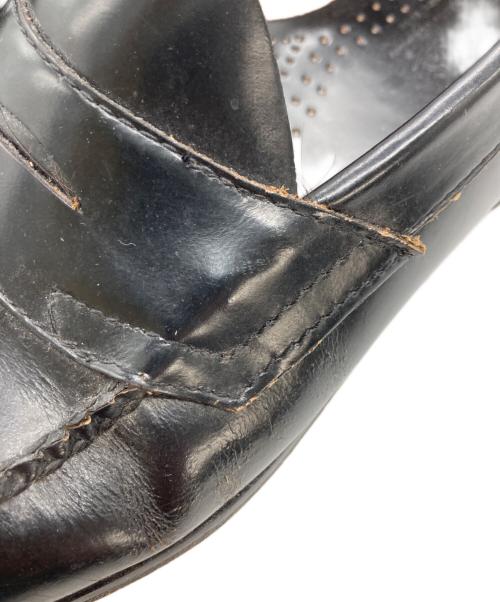 G.H.BASS（ジーエイチバス）G.H.BASS (ジーエイチバス) WEEJUNS LOGAN ブラック サイズ:	SIZE 8 1/2の古着・服飾アイテム