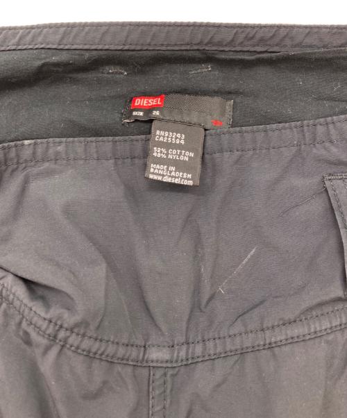 DIESEL（ディーゼル）DIESEL (ディーゼル) サイドラインパンツ ブラック サイズ:	SIZE 26の古着・服飾アイテム