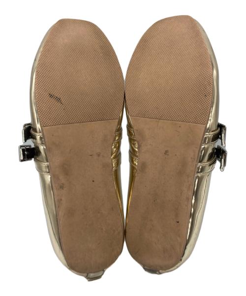 AKIKOAOKI（アキコアオキ）AKIKOAOKI (アキコアオキ) Giselle Flat Mirror Gold ゴールド サイズ:SIZE 21cmの古着・服飾アイテム