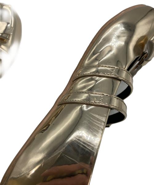 AKIKOAOKI（アキコアオキ）AKIKOAOKI (アキコアオキ) Giselle Flat Mirror Gold ゴールド サイズ:SIZE 21cmの古着・服飾アイテム
