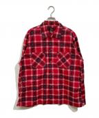 Needlesニードルズ）の古着「One-Up Shirt - Printed Flannel / Plaid」｜レッド