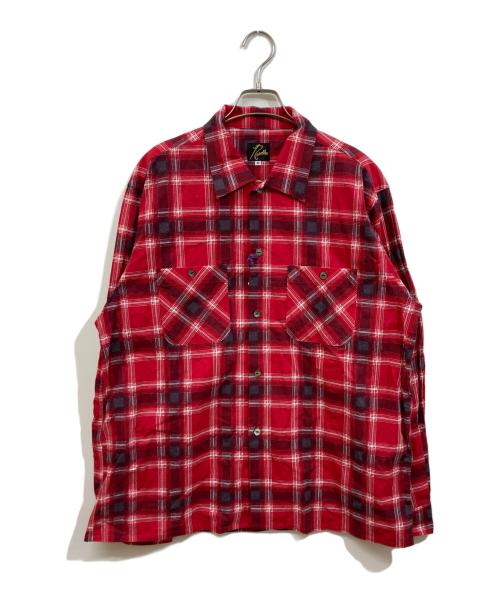 Needles（ニードルズ）Needles (ニードルズ) One-Up Shirt - Printed Flannel / Plaid レッド サイズ:	SIZE Mの古着・服飾アイテム