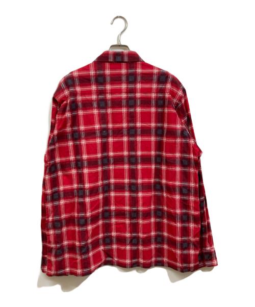 Needles（ニードルズ）Needles (ニードルズ) One-Up Shirt - Printed Flannel / Plaid レッド サイズ:	SIZE Mの古着・服飾アイテム