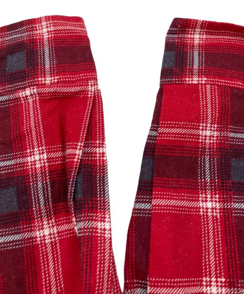 Needles（ニードルズ）Needles (ニードルズ) One-Up Shirt - Printed Flannel / Plaid レッド サイズ:	SIZE Mの古着・服飾アイテム
