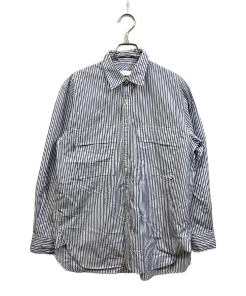 COLON（コロン）COLON (コロン) ダブルポケットシャツ ブルー サイズ:SIZE 1の古着・服飾アイテム
