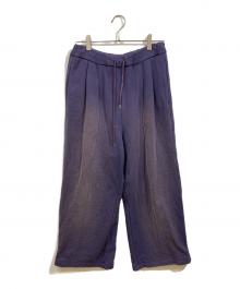 DAIRIKU（ダイリク）の古着「Sunburn Vintage Wide Sweater Pants」｜パープル