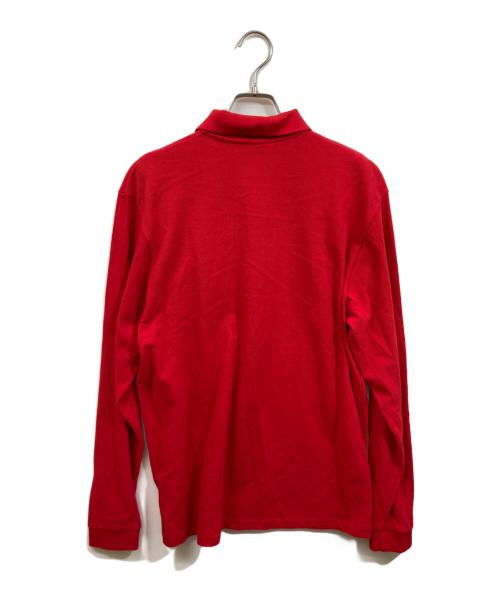 ELACIO（エラシオ）ELACIO (エラシオ) 鹿の子 L/Sポロシャツ レッド サイズ:SIZE 4の古着・服飾アイテム