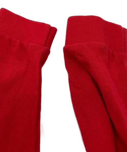 ELACIO（エラシオ）ELACIO (エラシオ) 鹿の子 L/Sポロシャツ レッド サイズ:SIZE 4の古着・服飾アイテム