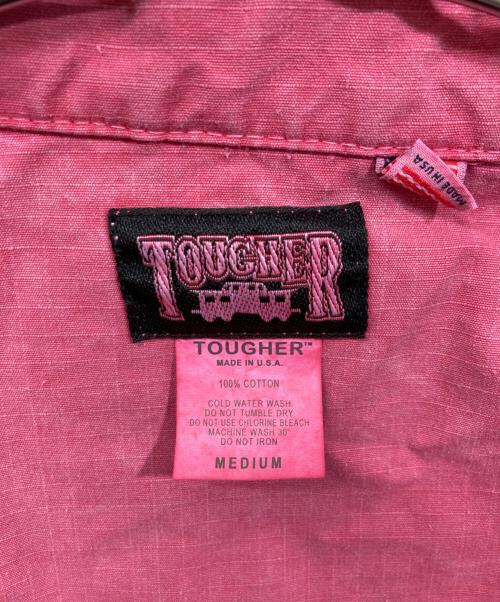 TOUGHER（タファー）TOUGHER (タファー) NOB HILL JACKET（ノブヒルジャケット） ピンク サイズ:	SIZE Mの古着・服飾アイテム