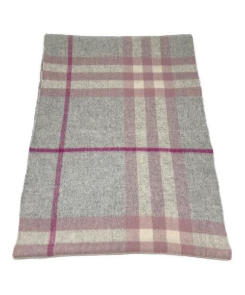BURBERRY（バーバリー）BURBERRY (バーバリー) カシミヤストール グレーの古着・服飾アイテム