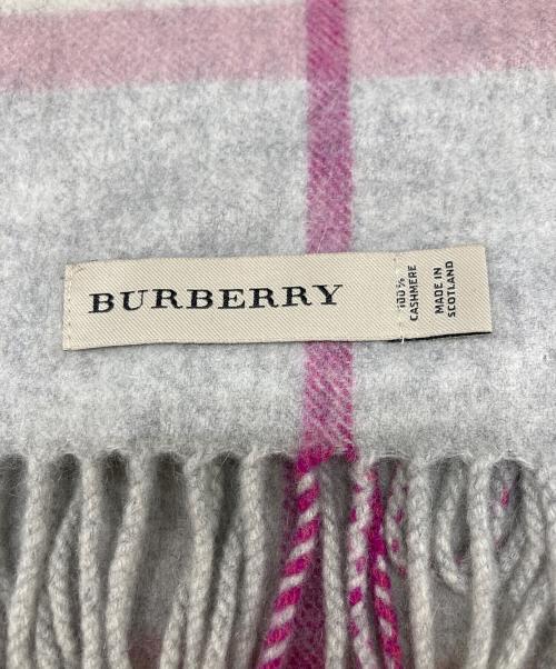BURBERRY（バーバリー）BURBERRY (バーバリー) カシミヤストール グレーの古着・服飾アイテム