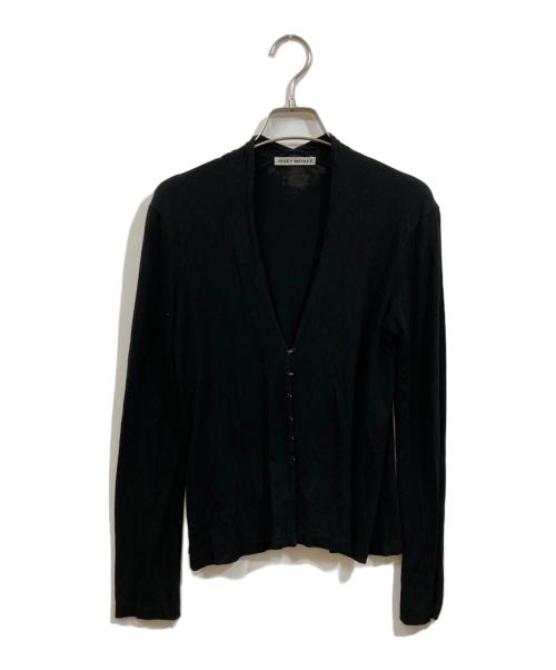 ISSEY MIYAKE（イッセイミヤケ）ISSEY MIYAKE (イッセイミヤケ) カーディガン ブラック サイズ:	SIZE 2の古着・服飾アイテム