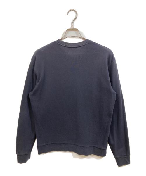 EMPORIO ARMANI（エンポリオ アルマーニ）EMPORIO ARMANI (エンポリオ アルマーニ) ラバーロゴ クルーネックスウェット ネイビー サイズ:	SIZE Lの古着・服飾アイテム