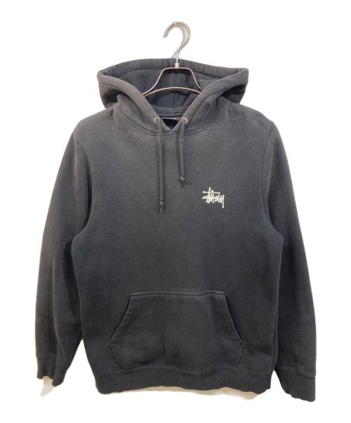 stussy（ステューシー）stussy (ステューシー) Basic Stussy Hoodie ブラック サイズ:Sの古着・服飾アイテム
