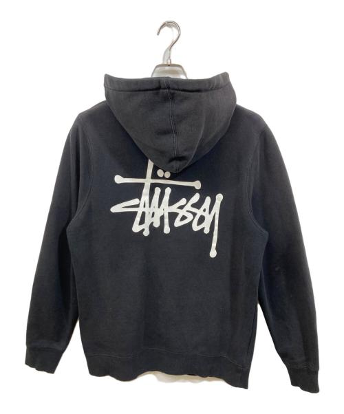 stussy（ステューシー）stussy (ステューシー) Basic Stussy Hoodie ブラック サイズ:Sの古着・服飾アイテム