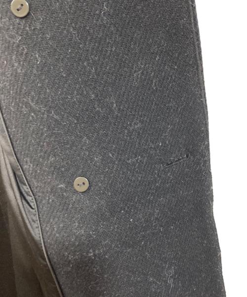 Kate Spade（ケイトスペード）Kate Spade (ケイトスペード) フリルウールコート ブラック サイズ:	SIZE 4の古着・服飾アイテム