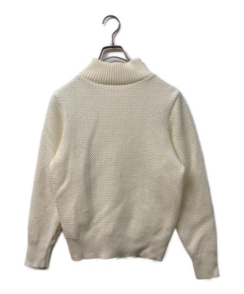 MORABITO（モラビト）MORABITO (モラビト) ニット切替キルティングジャケット アイボリー サイズ:38の古着・服飾アイテム