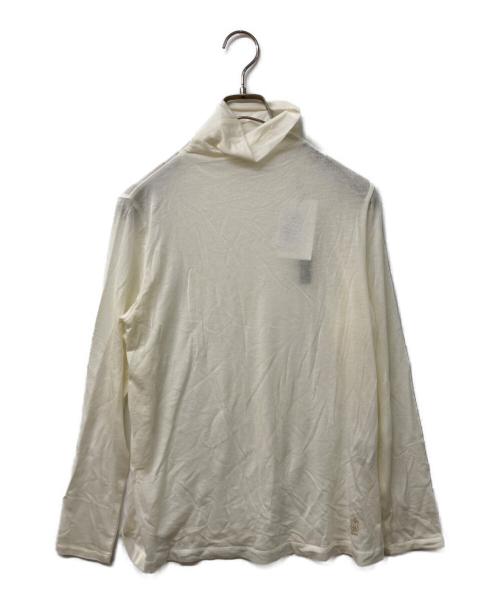 MORABITO（モラビト）MORABITO (モラビト) シルクカシミアタートルネックニット アイボリー サイズ:38の古着・服飾アイテム