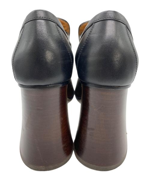 GUCCI（グッチ）GUCCI (グッチ) Platform Loafer with Horsebit /ホースビットパンプス ブラック サイズ:	SIZE 36の古着・服飾アイテム