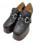 GUCCI（グッチ）の古着「Platform Loafer with Horsebit /ホースビットパンプス」｜ブラック