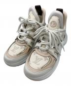 LOUIS VUITTONルイ ヴィトン）の古着「LV アークライト ラインスニーカー」｜ホワイト